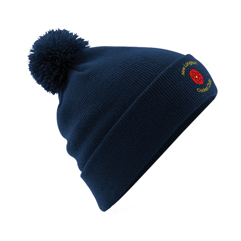 NEW LONGTON CC Original Pom Pom Beanie : Navy