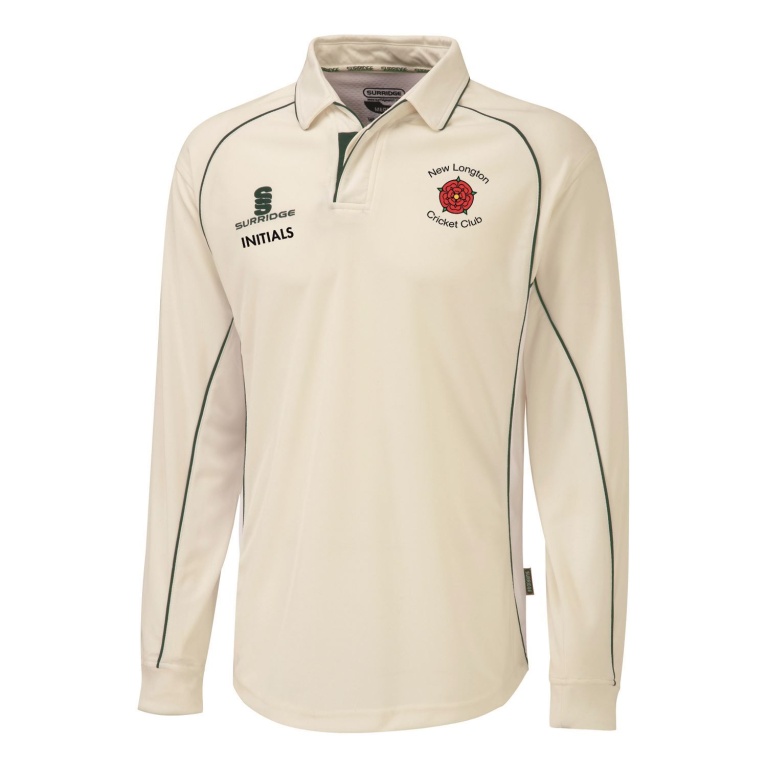 New Longton CC - Long Sleeved Cricket Shirt